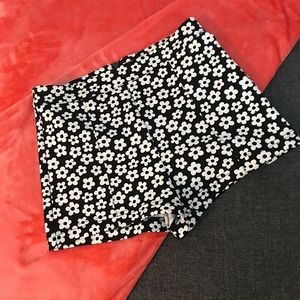 Forever 21 High Waisted Flower Shorts